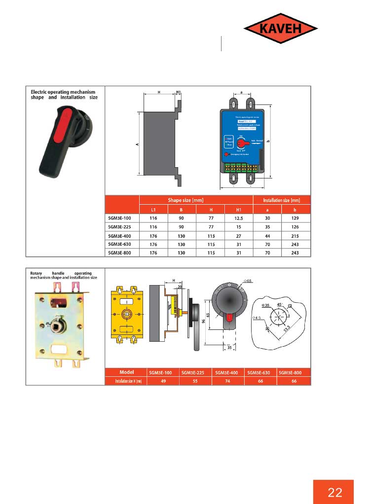 Accessories for Molded Case Circuit Breaker